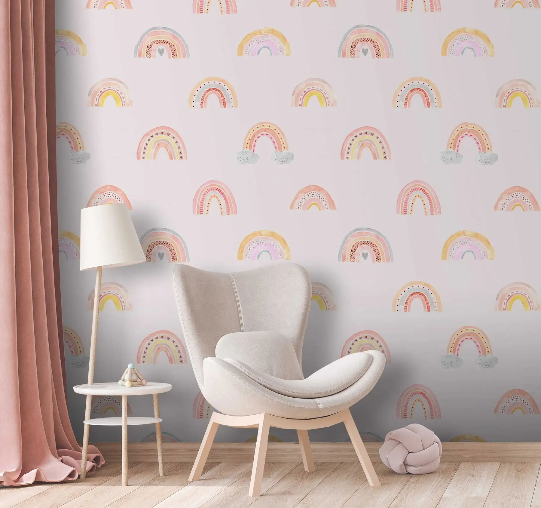 Fototapete Aquarell-Regenbögen u51251