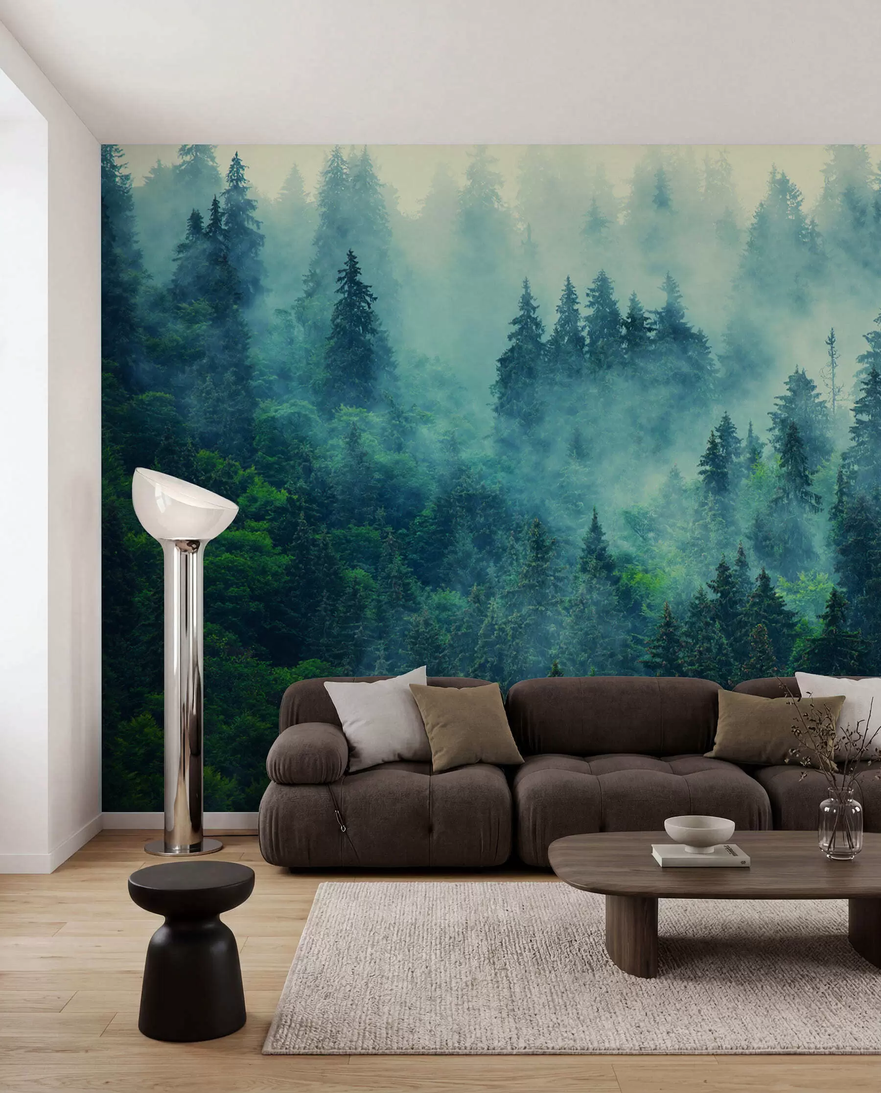 Fototapete Nebliger Wald am Morgen u33150