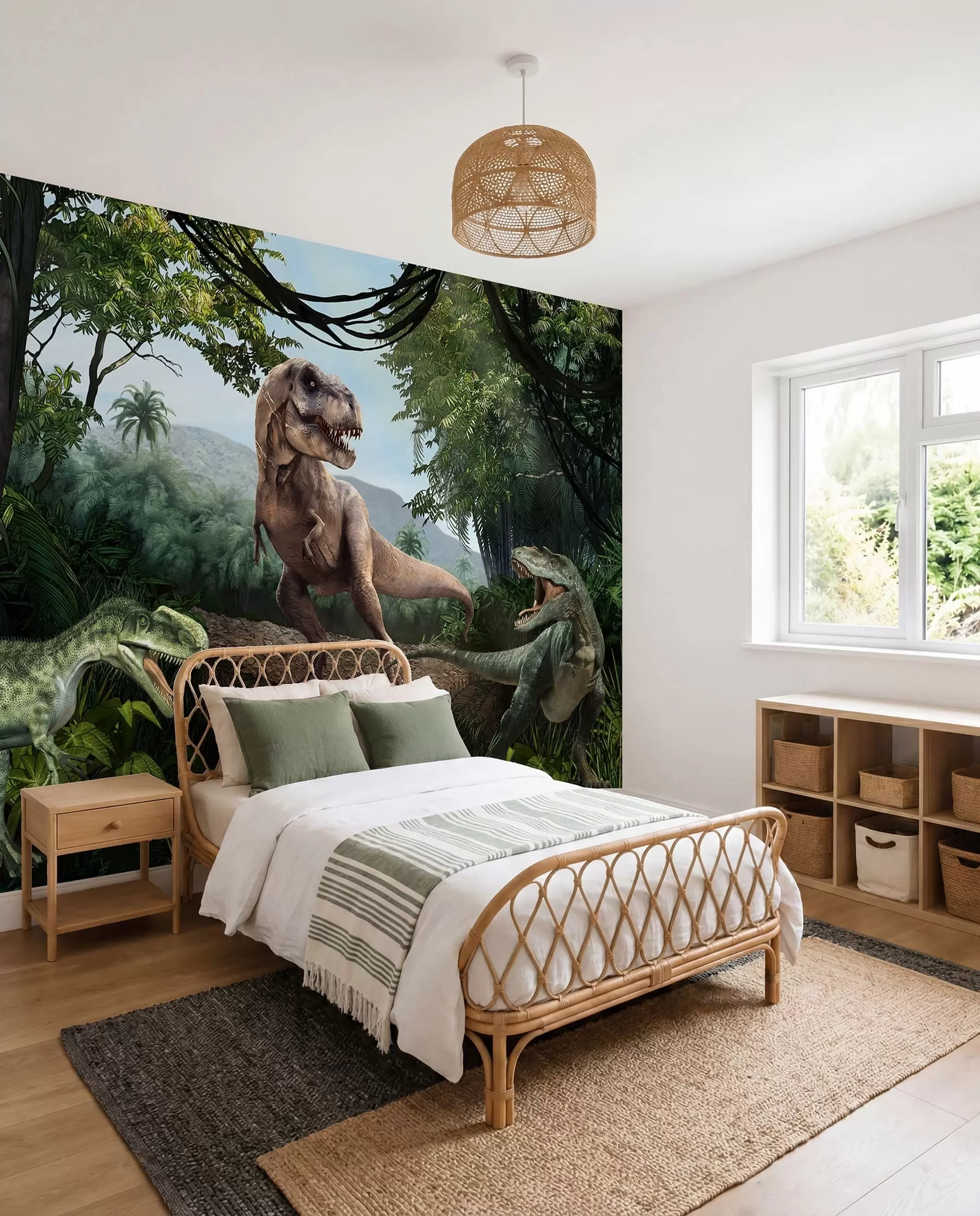 Fototapete Dinosaurier im Dschungel u36756