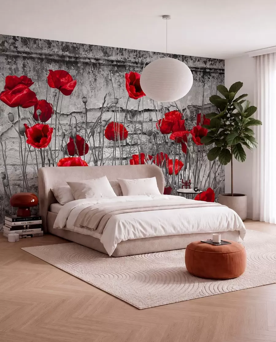 Fototapete Blume, Farbigkeit und Pflanze u40552