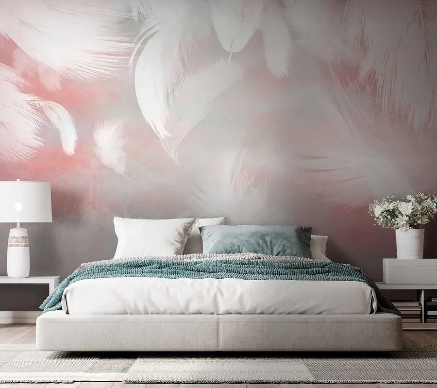 Fototapete Rosa, Wolke und Kunst u41755