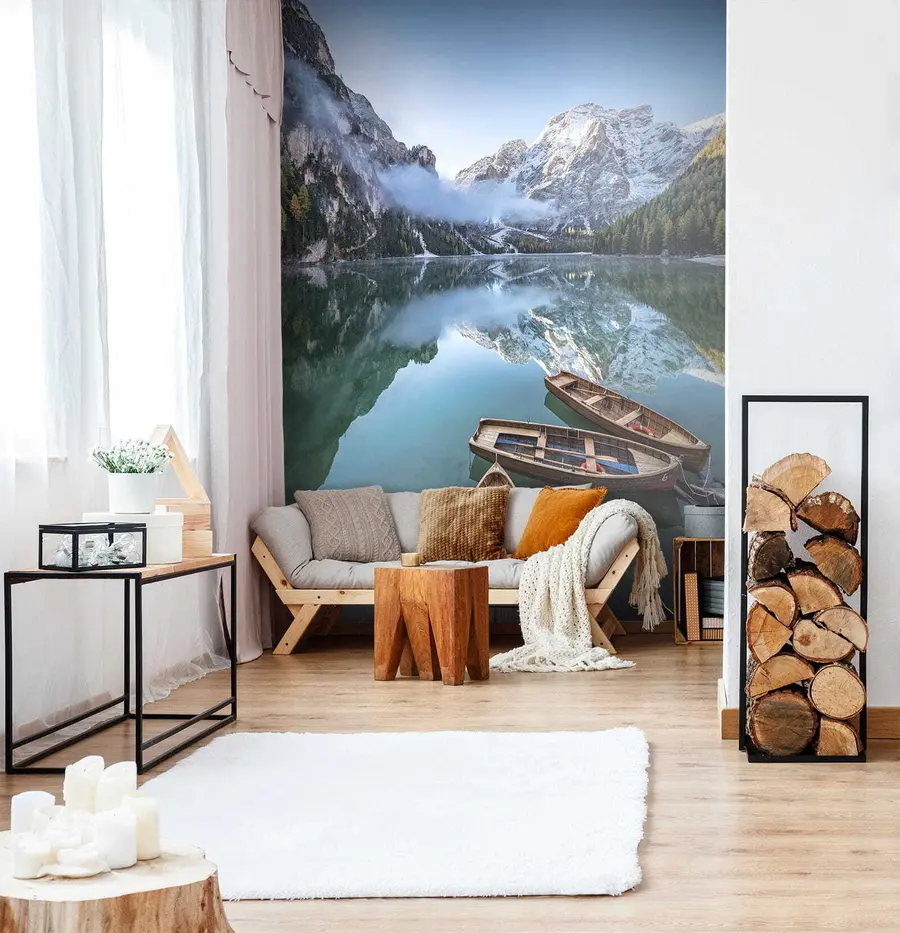 Fototapete Wasser, Himmel und Berge u44826