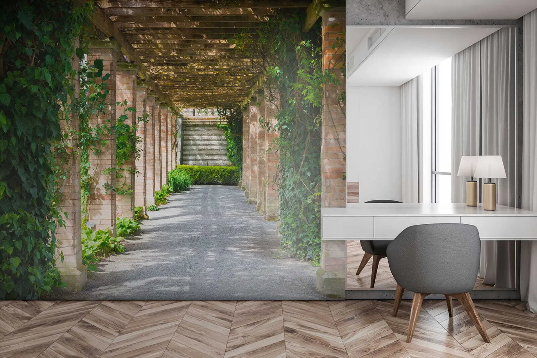 Fototapete Italienischer Innenhof u53299