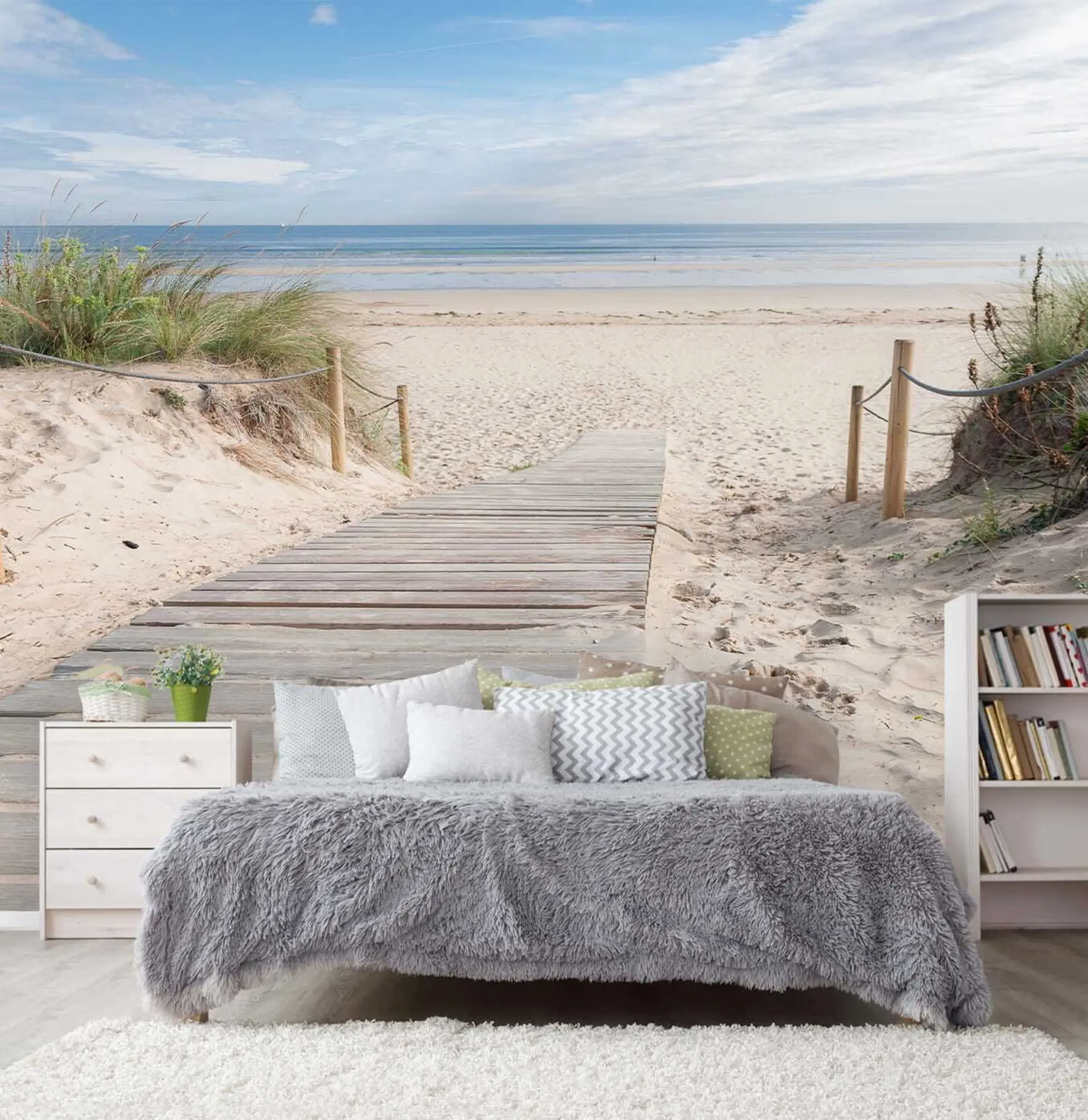 Fototapete Weg zum Sandstrand u54357