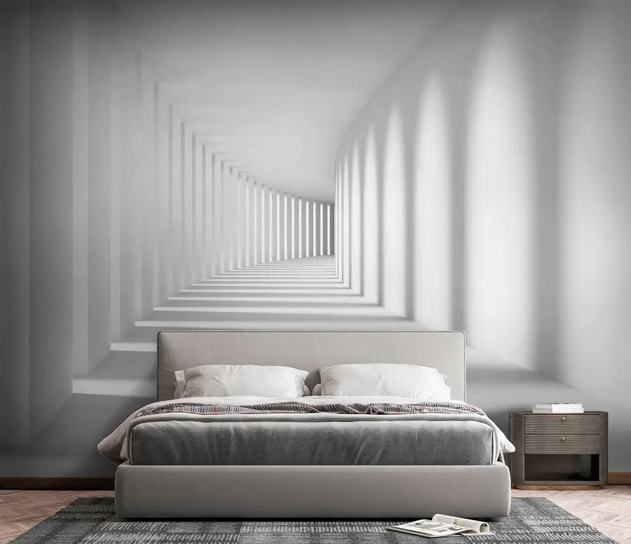 Fototapete Grau, Kunst und Parallele u55301