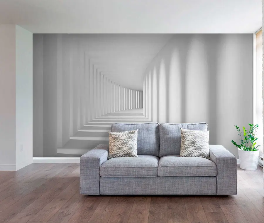 Fototapete Grau, Kunst und Parallele u55301