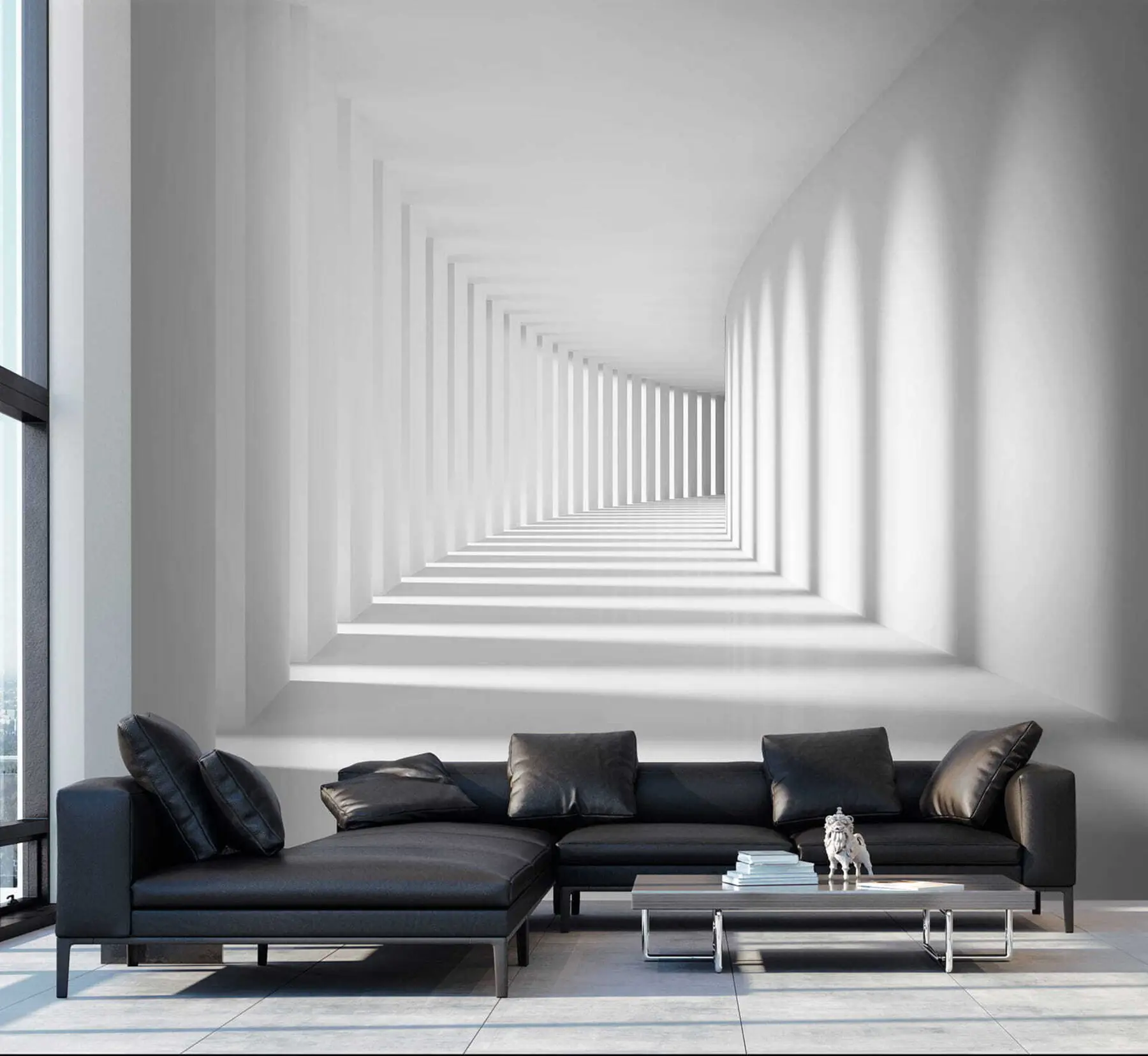 Fototapete Grau, Kunst und Parallele u55301