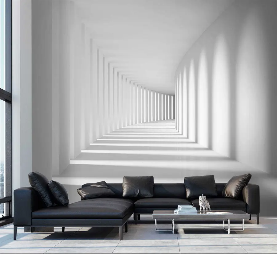Fototapete Grau, Kunst und Parallele u55301