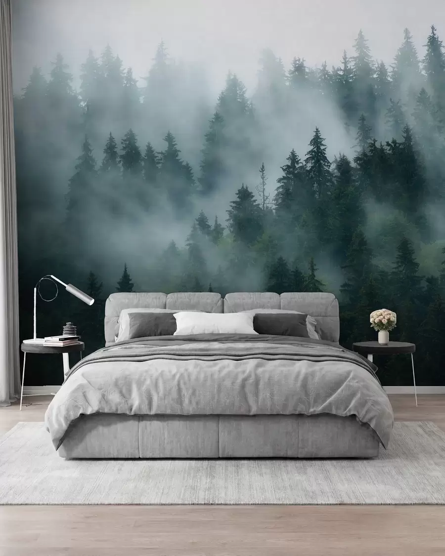 Fototapete Nebliger Wald u57914