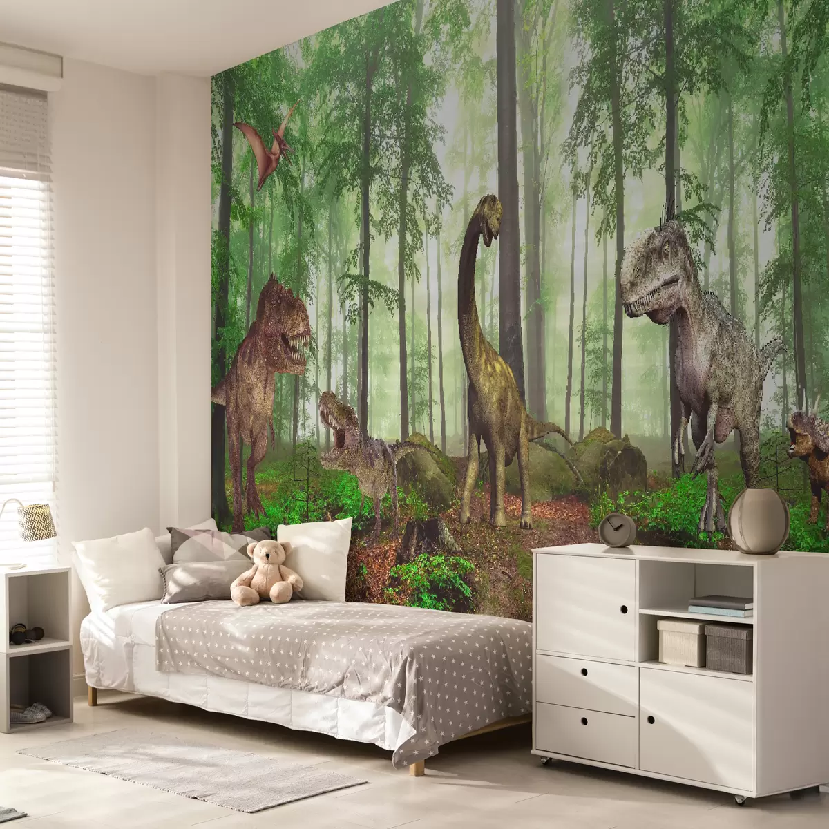 Fototapete Dinosaurier in freier Wildbahn u60039