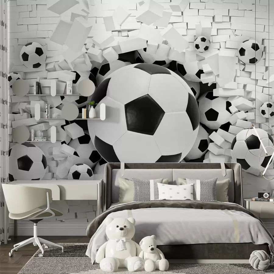 Fototapete Fotografieren, Fußball und Football u70633