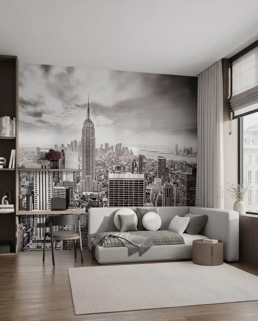 Fototapete Manhattan in Monochrom u58762