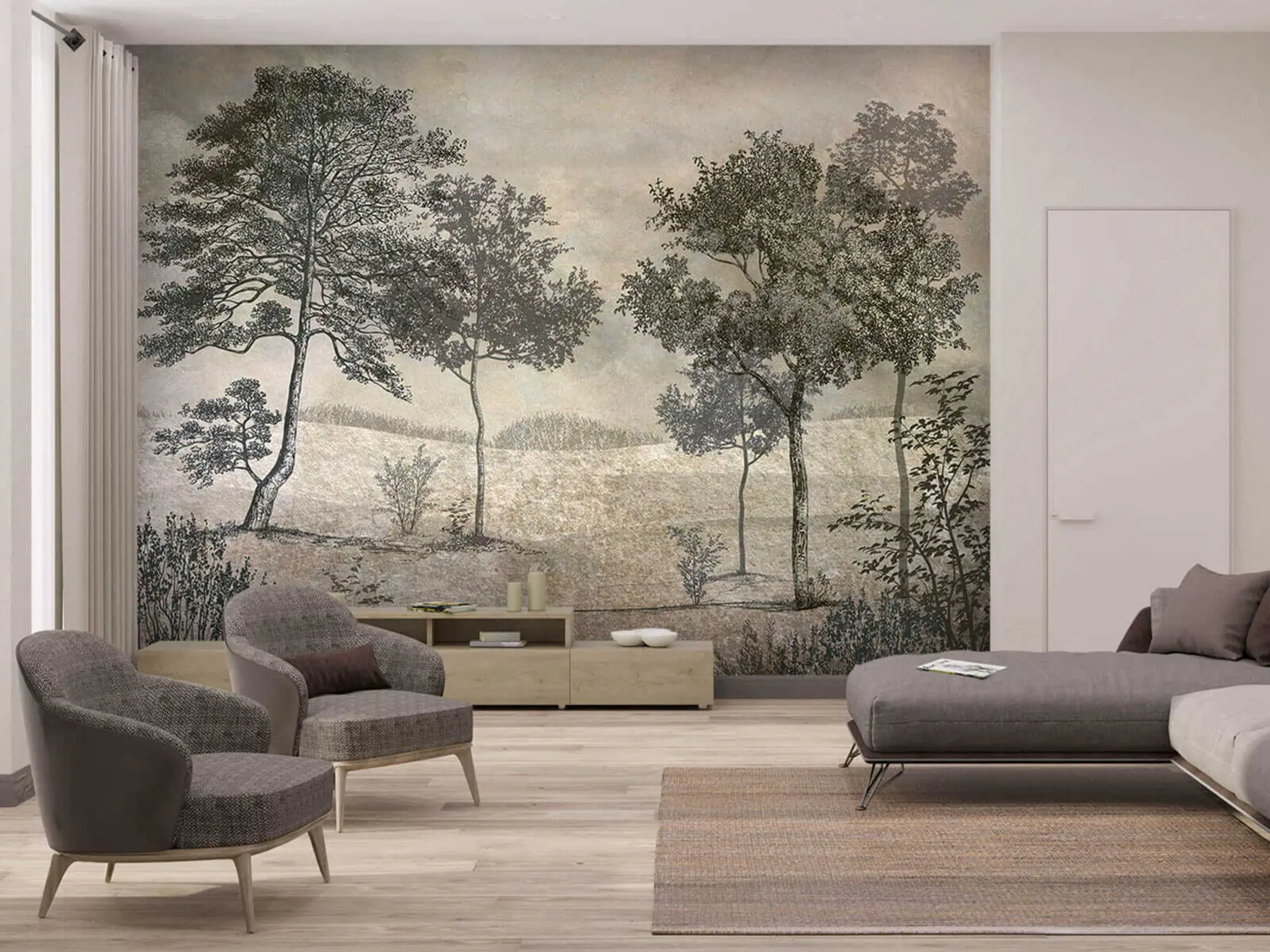 Fototapete Alte Bäume u80030