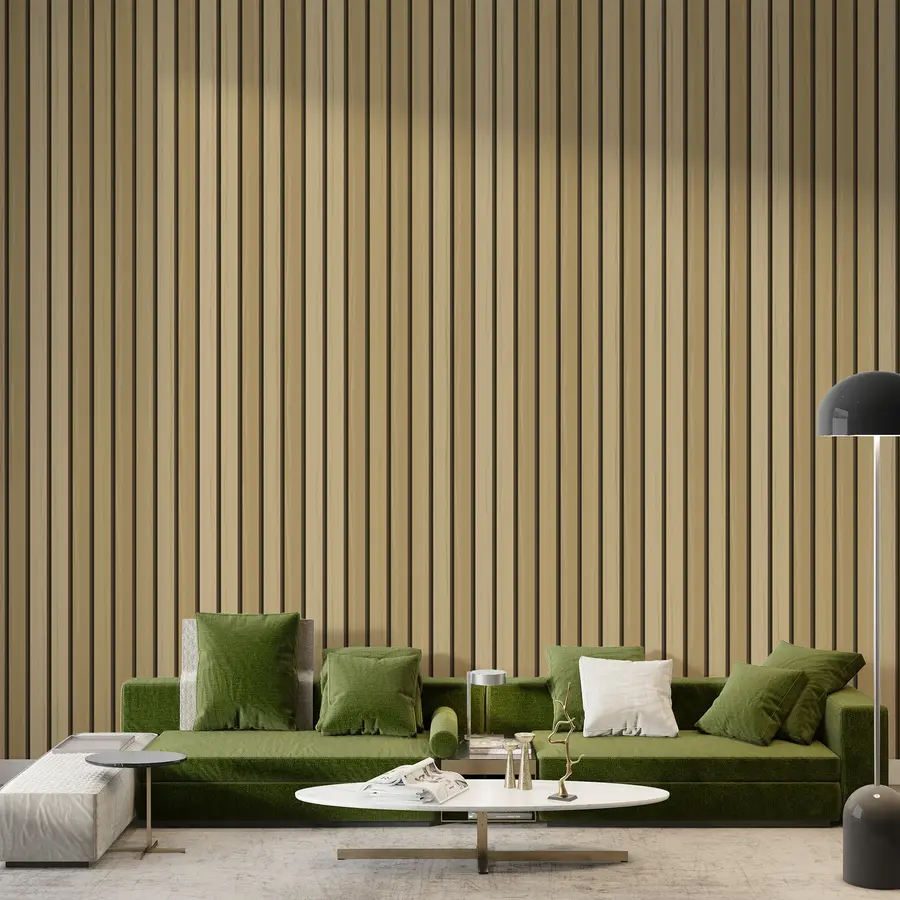 Fototapete Helle Holzmaserung mit Walnuss-Struktur w00022