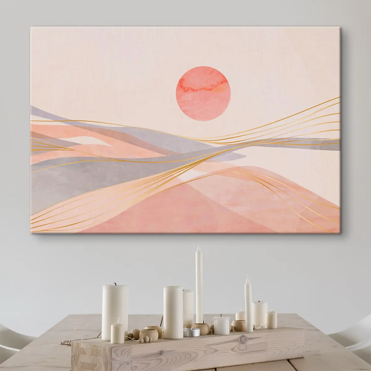 Wandbilder Warme Farben eines ruhigen Sonnenuntergangs s37548