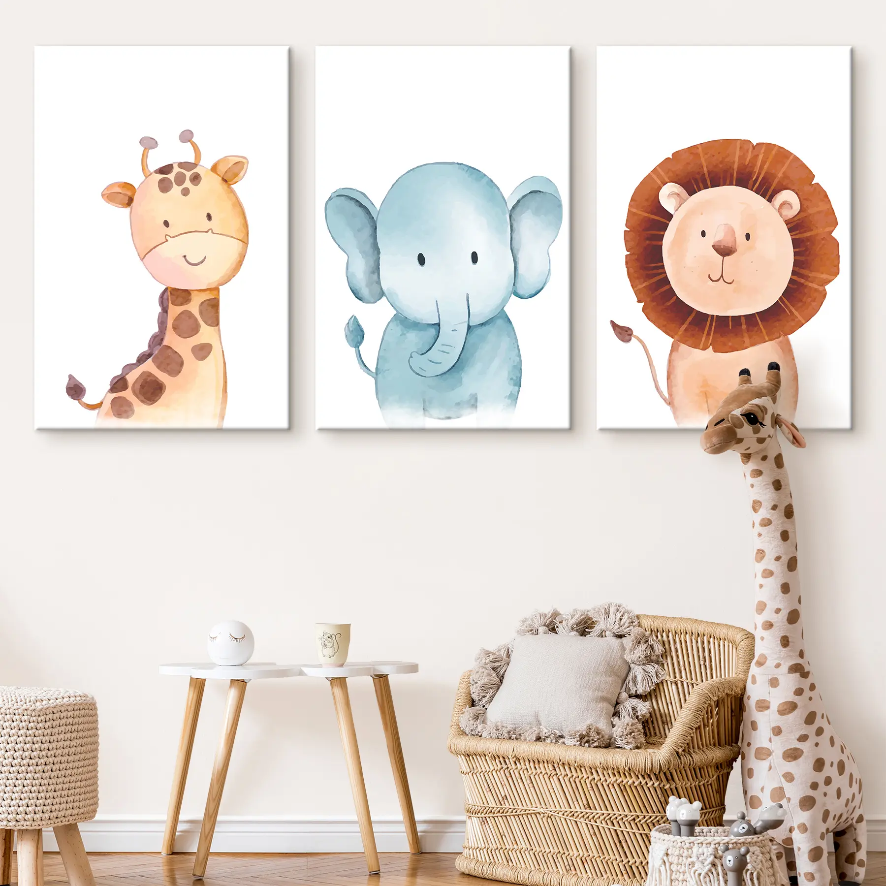 Wandbilder Drei Freunde verbringen einen fröhlichen Tag m00294