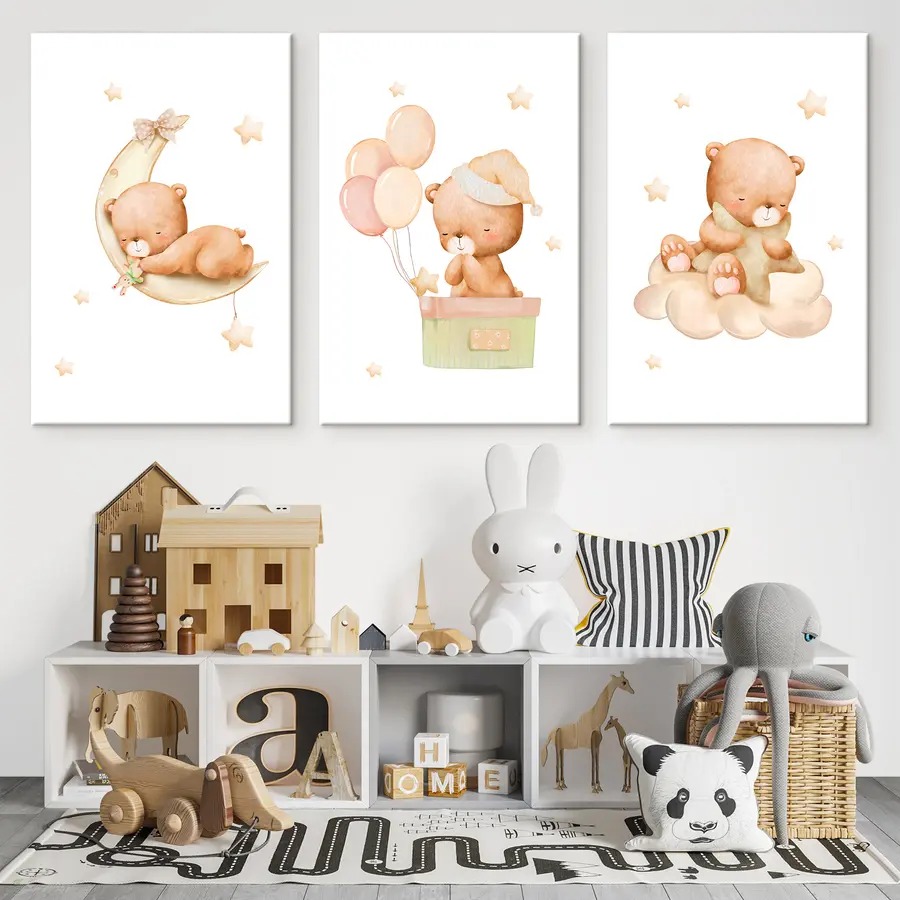 Fototapete Teddybären, die ihre verträumten Momente genießen m00296