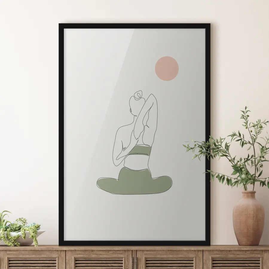 Wandbilder In stillen Momenten Frieden finden f37994