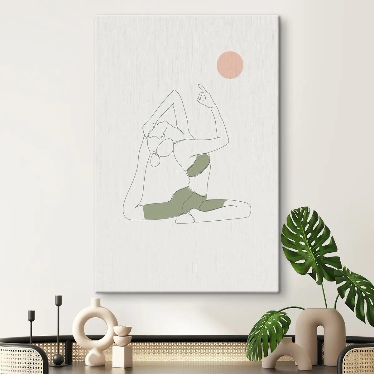 Wandbilder Gelassenheit in Bewegung und Achtsamkeit s37986