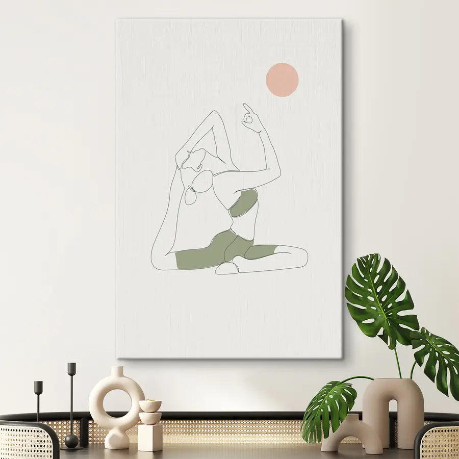 Wandbilder Gelassenheit in Bewegung und Achtsamkeit s37986