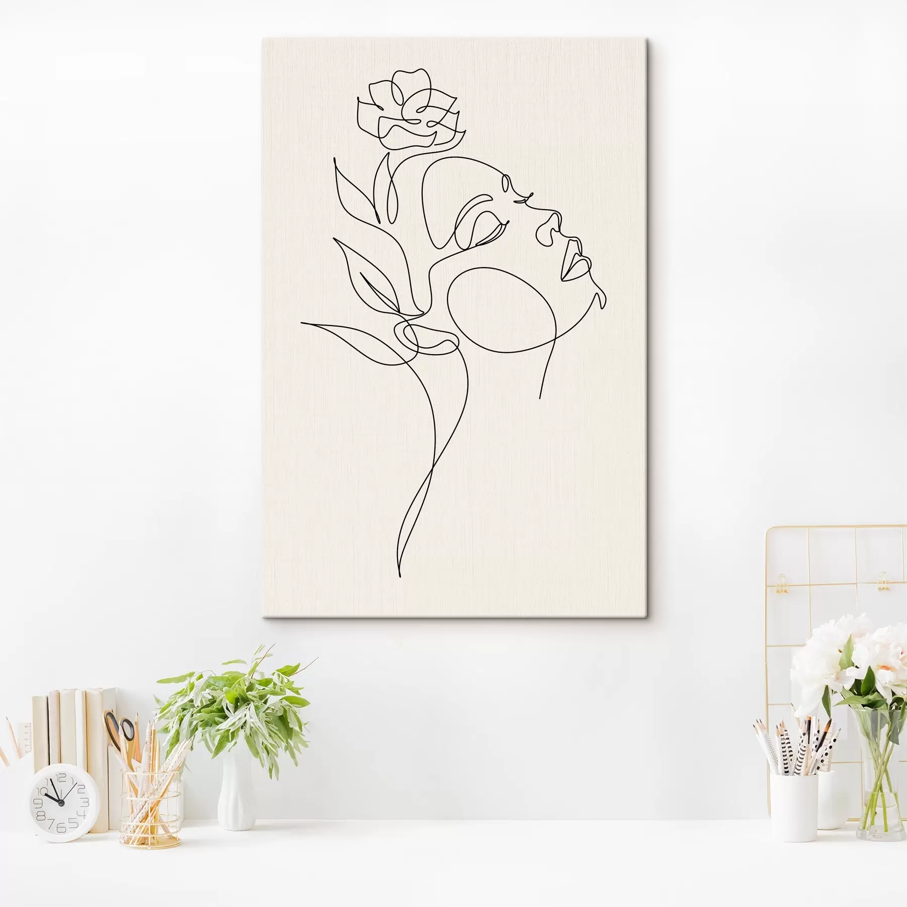 Fototapete Elegante Linien von Schönheit und Natur s38011