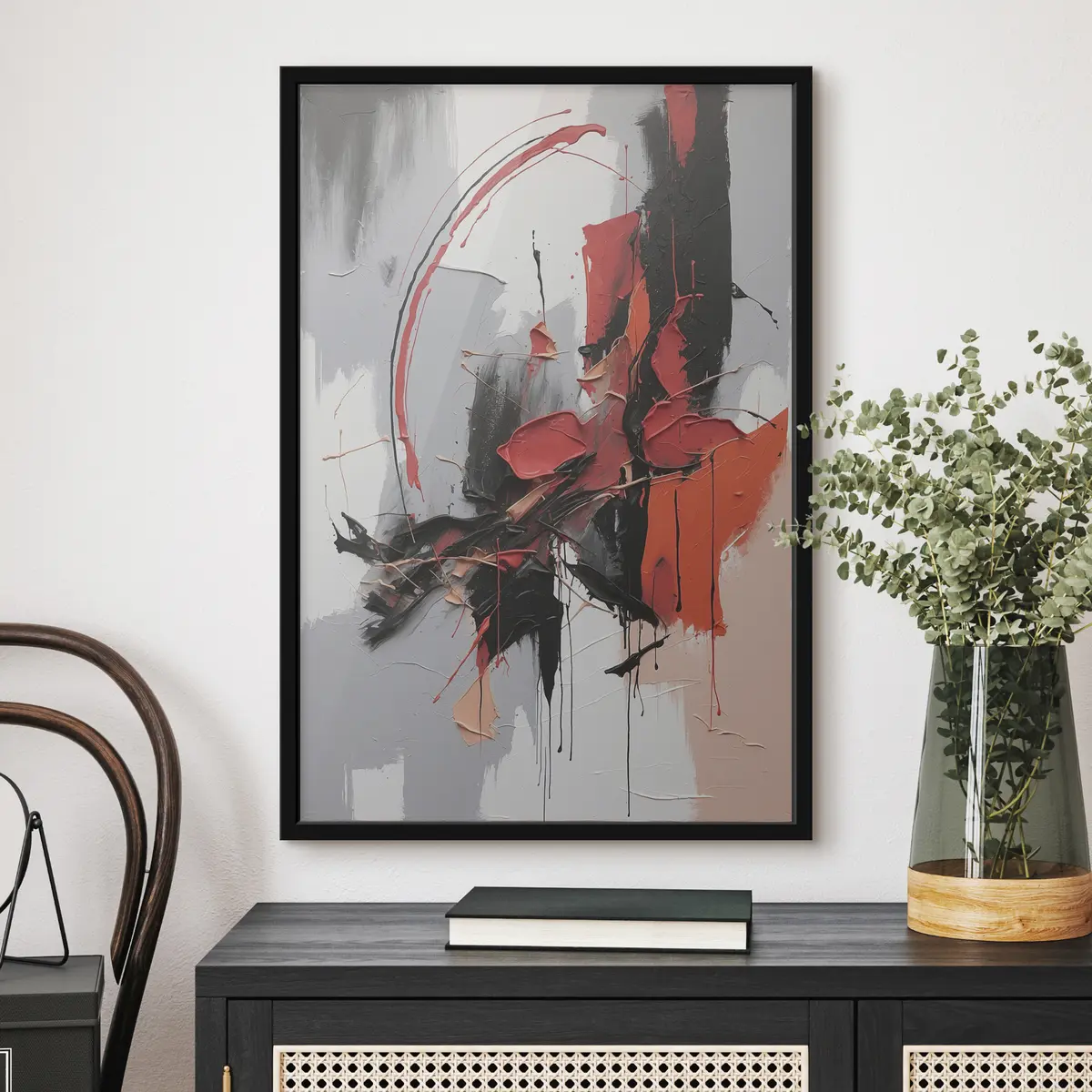 Poster Abstraktes Ölgemälde f38114