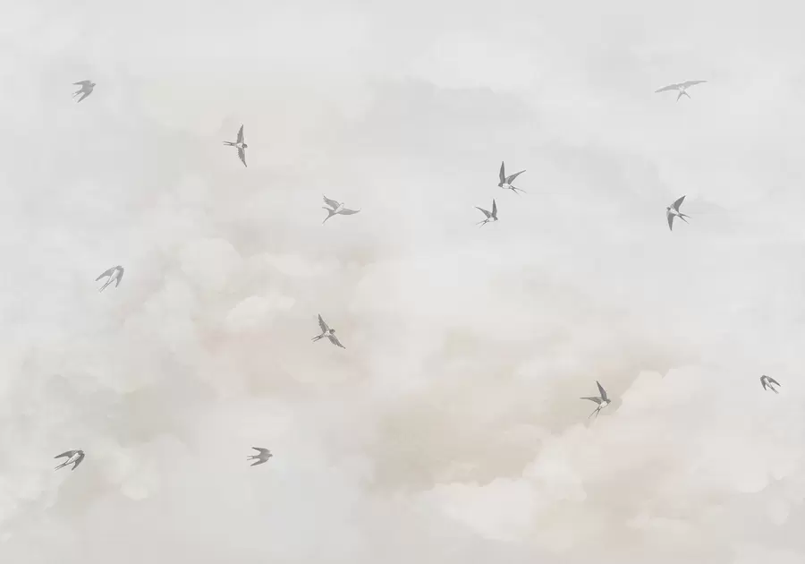 Fototapete Himmel mit Schwalben w00526v2