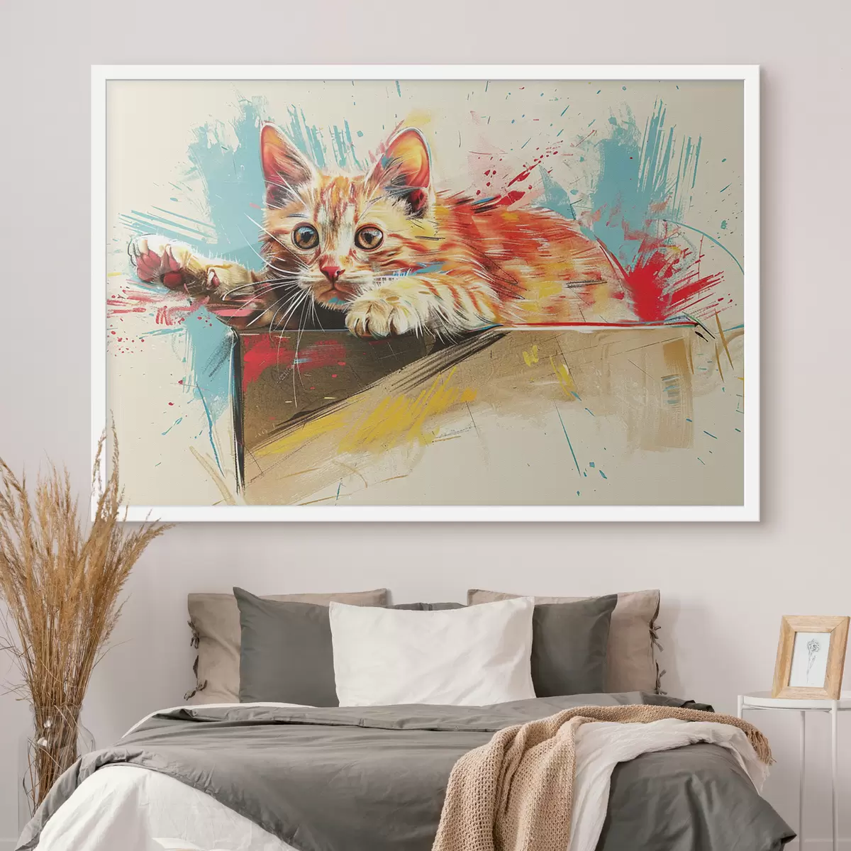 Poster Kluge Katze f38252