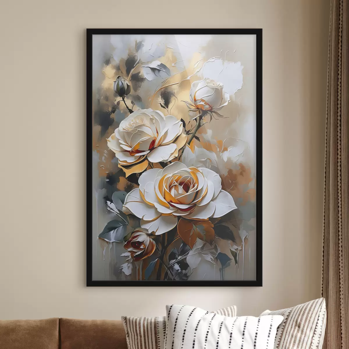 Poster Abstrakte Rosen f38354