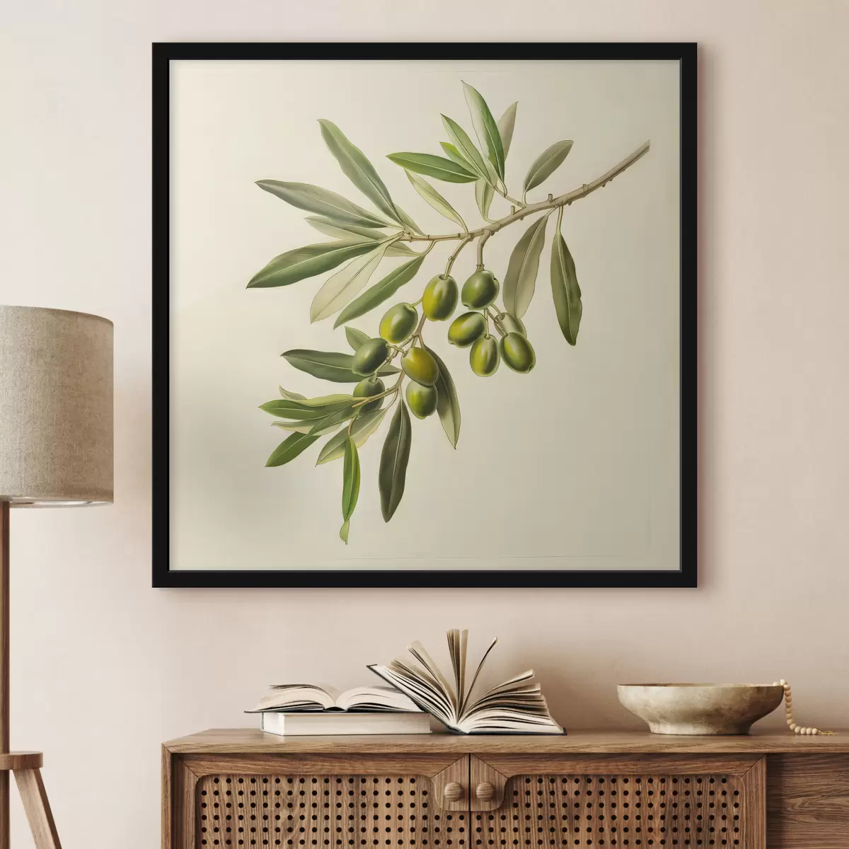 Poster Olivenzweig f38411