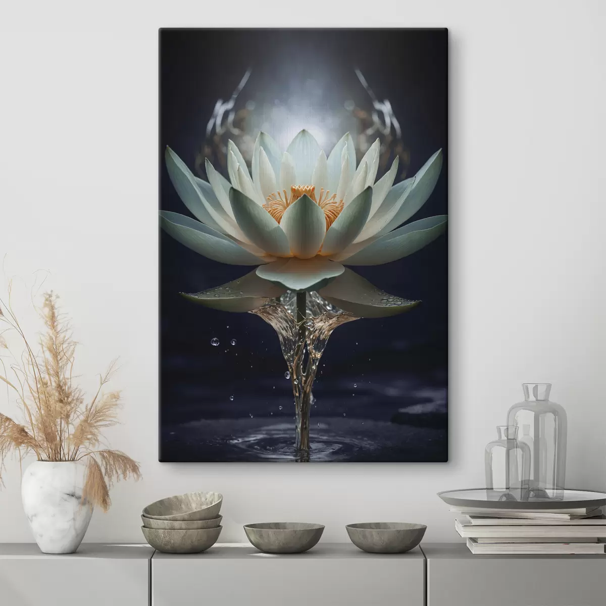 Wandbilder Wachsende Lilie s38435