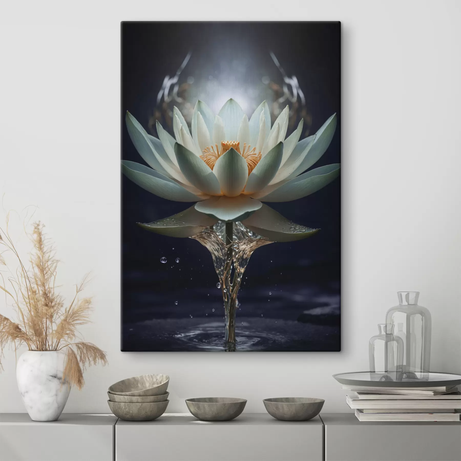 Wandbilder Wachsende Lilie s38435