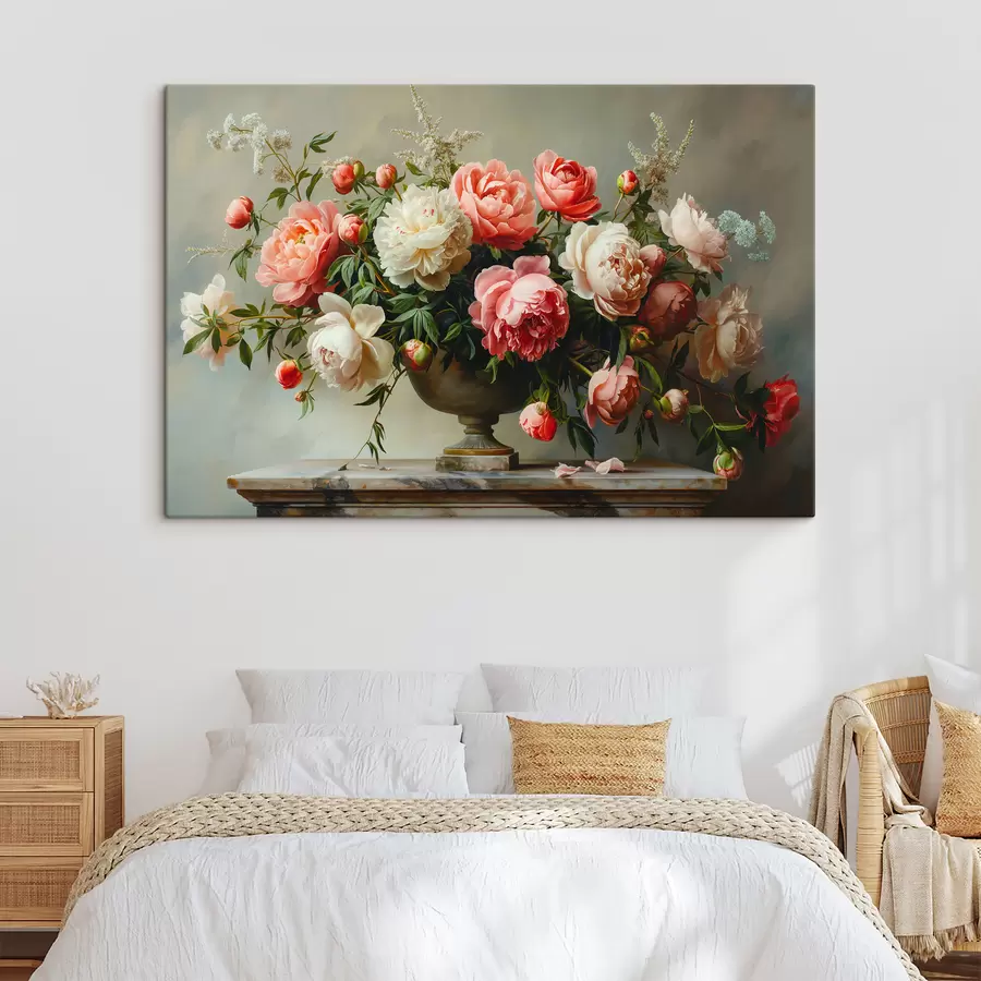 Wandbilder Blumen in einer Vase s38460