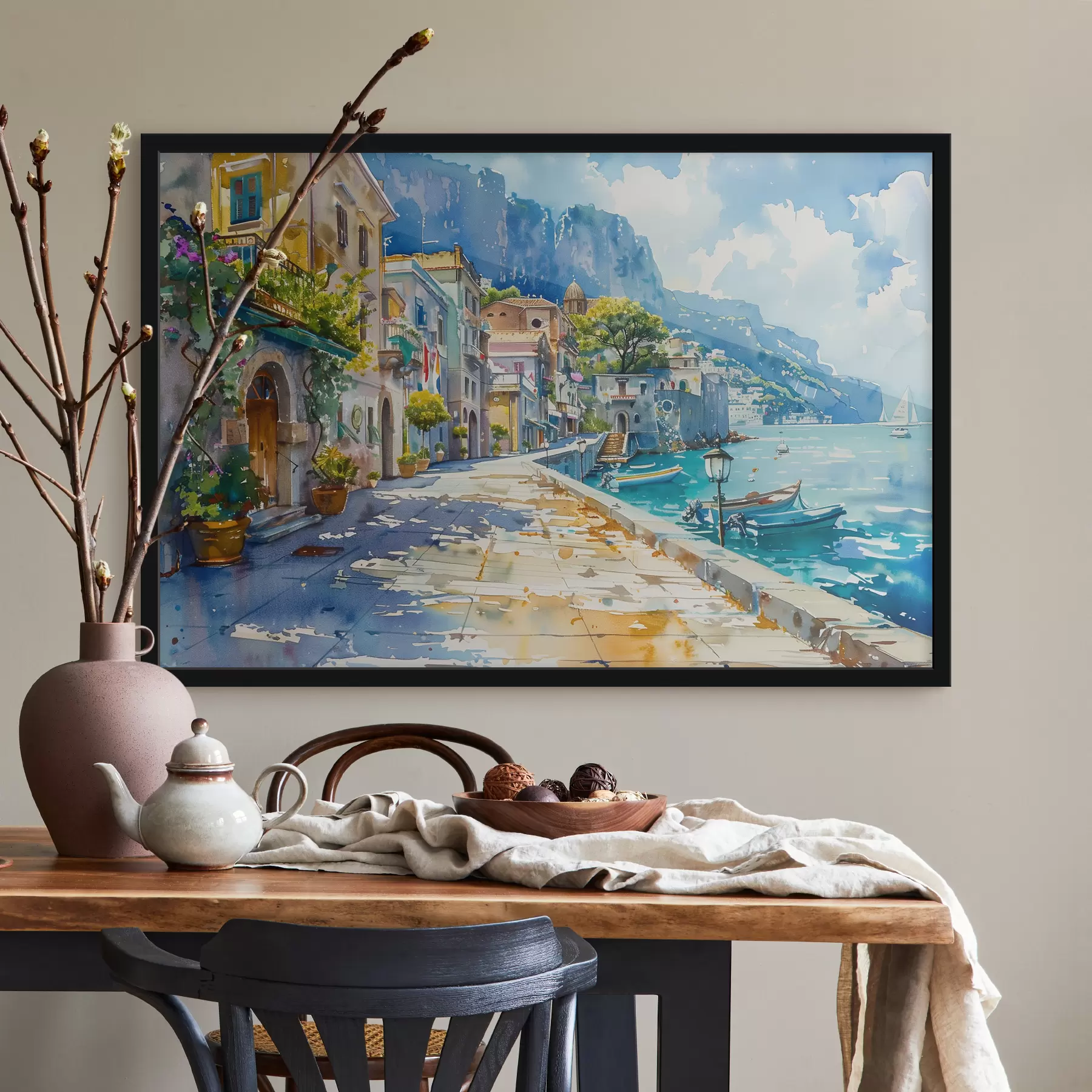 Fototapete Damm am Meer f38449