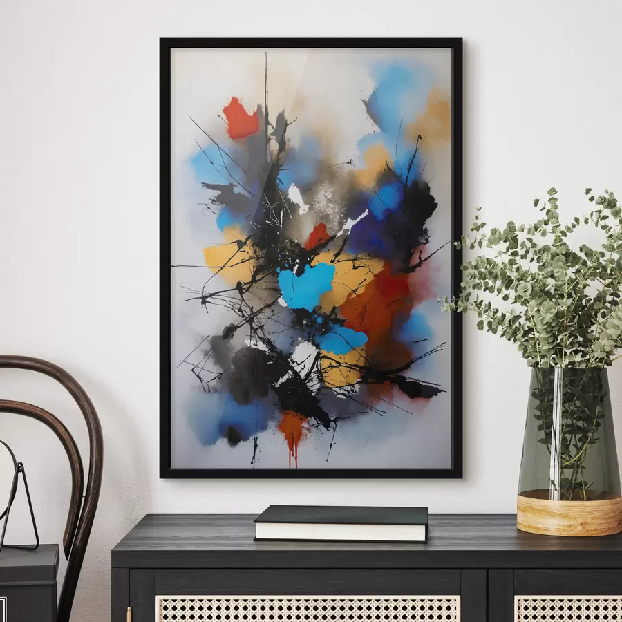 Fototapete Abstraktion, Farbspritzer f38718