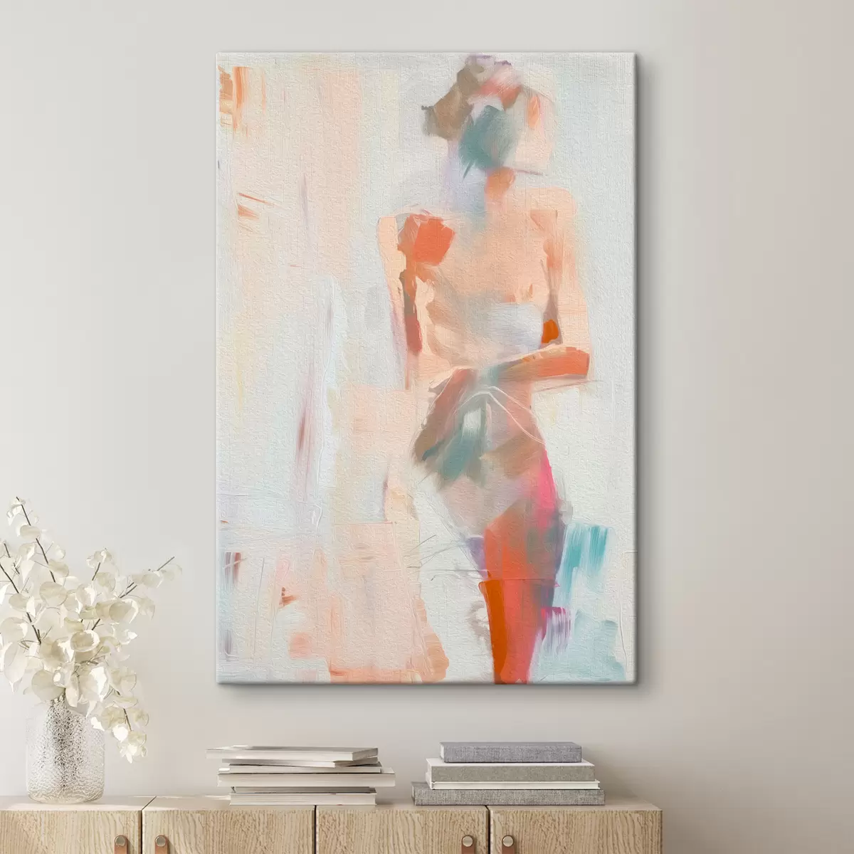 Wandbilder Silhouette einer Frau Abstraktion neuer Trend s38783