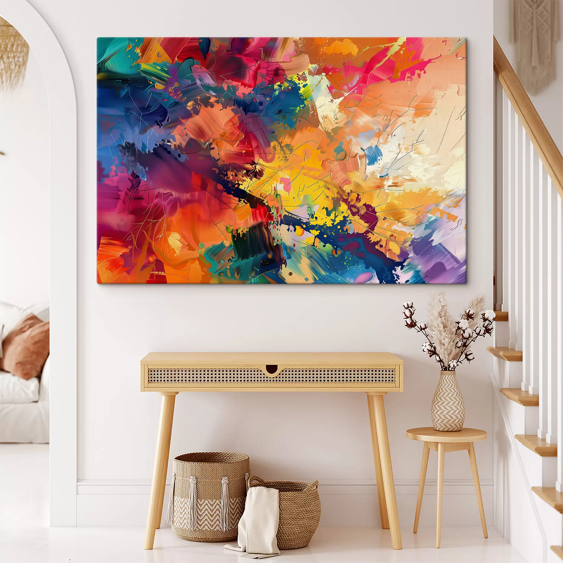 Wandbilder Farbabstraktion s38619