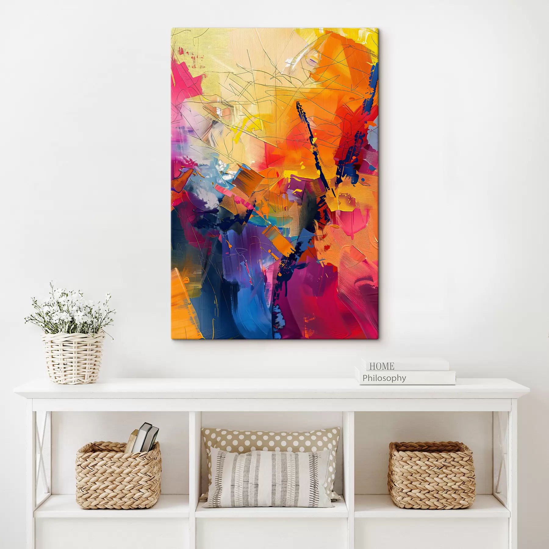 Fototapete Farbabstraktion s38632