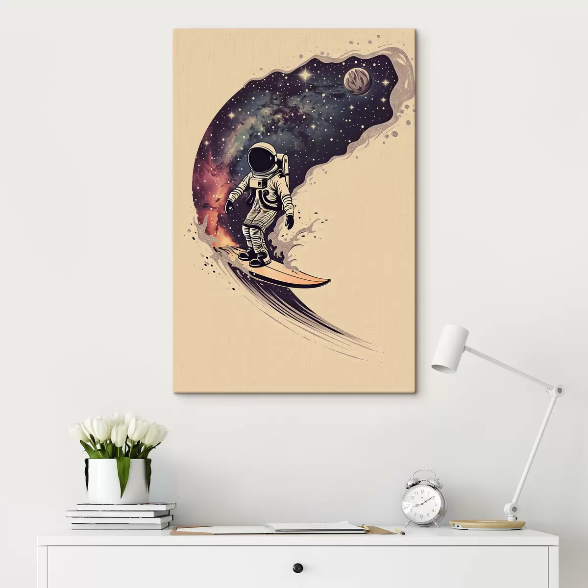 Wandbilder Astronauten-Surfer s38636