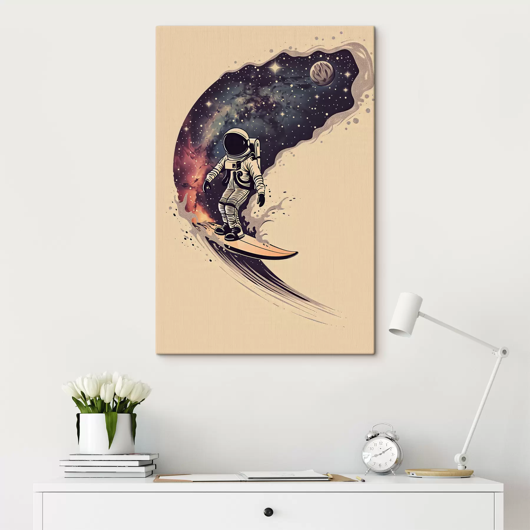 Wandbilder Astronauten-Surfer s38636