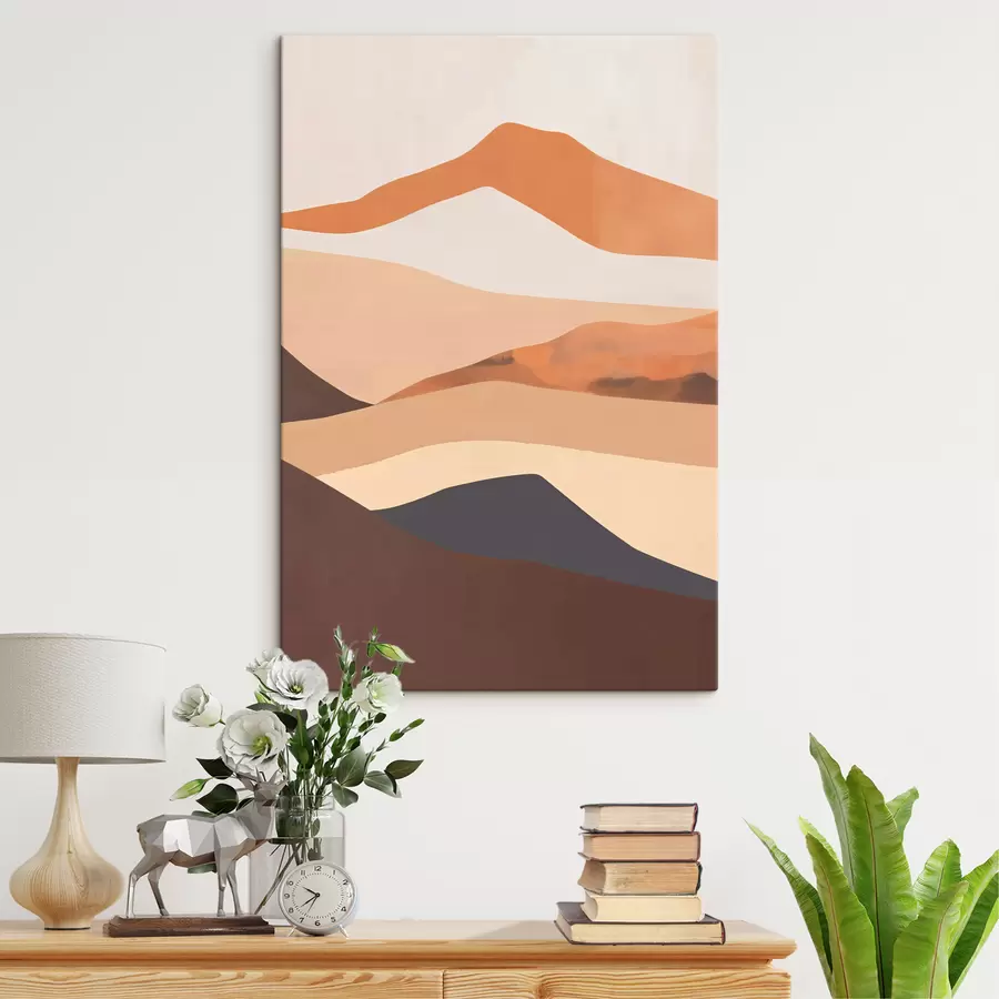 Wandbilder Farbige Berge s38749