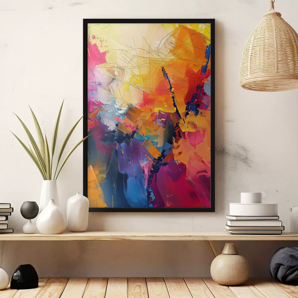 Poster Farbabstraktion f38632