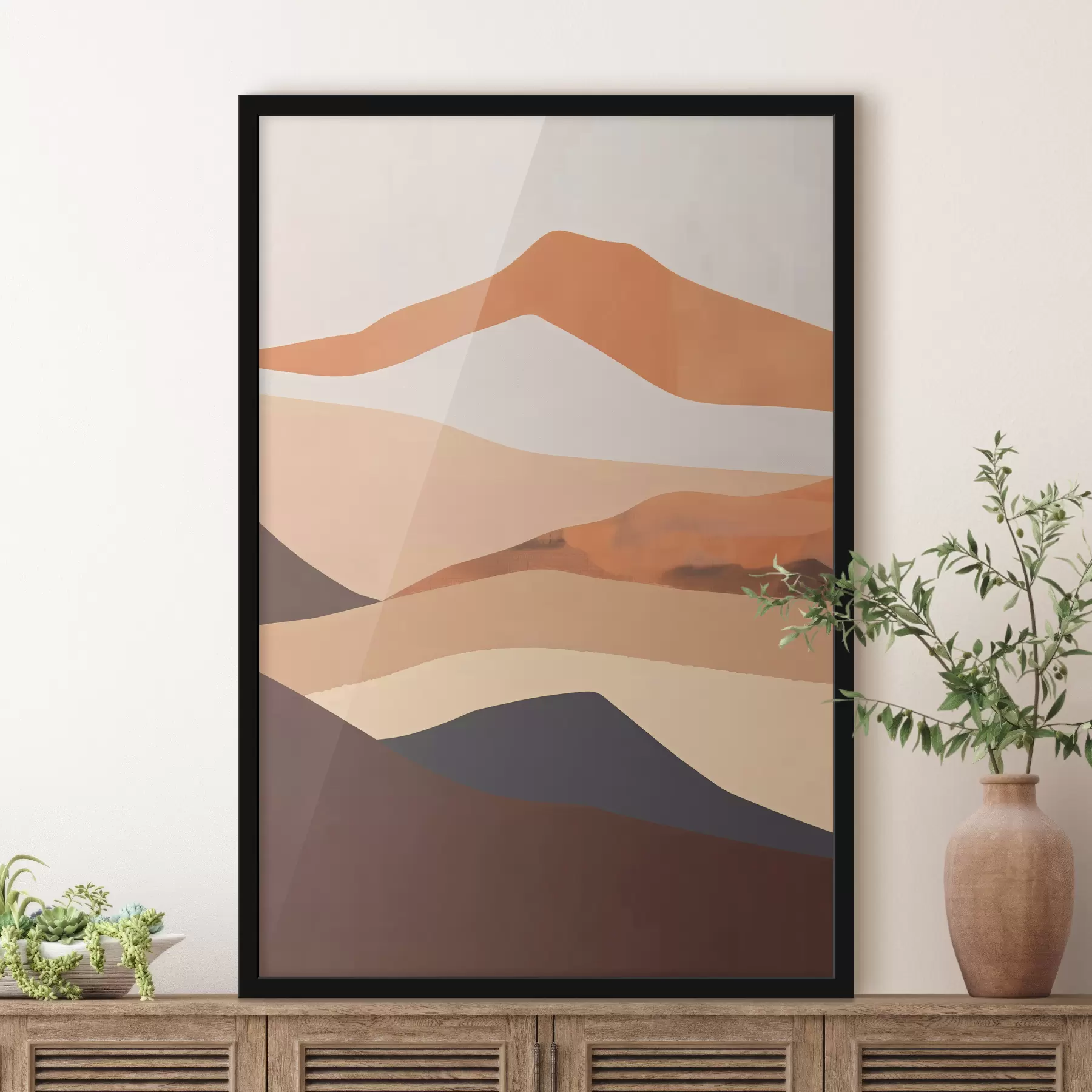 Wandbilder Farbige Berge f38749