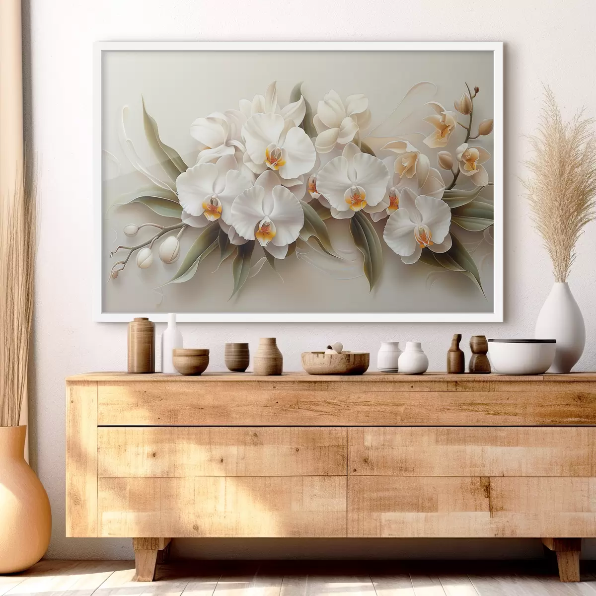 Poster Licht Orchideen f38704