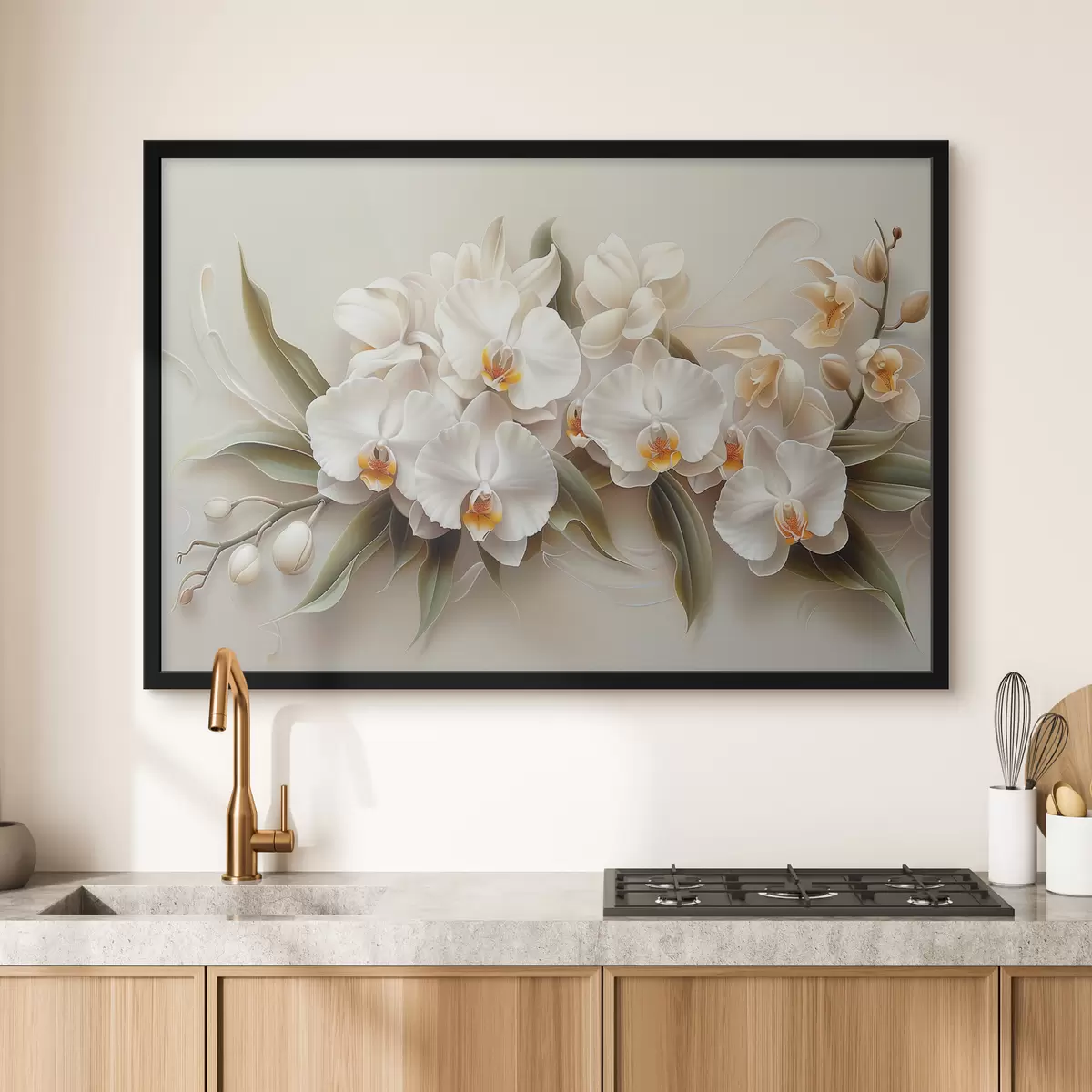 Poster Licht Orchideen f38704