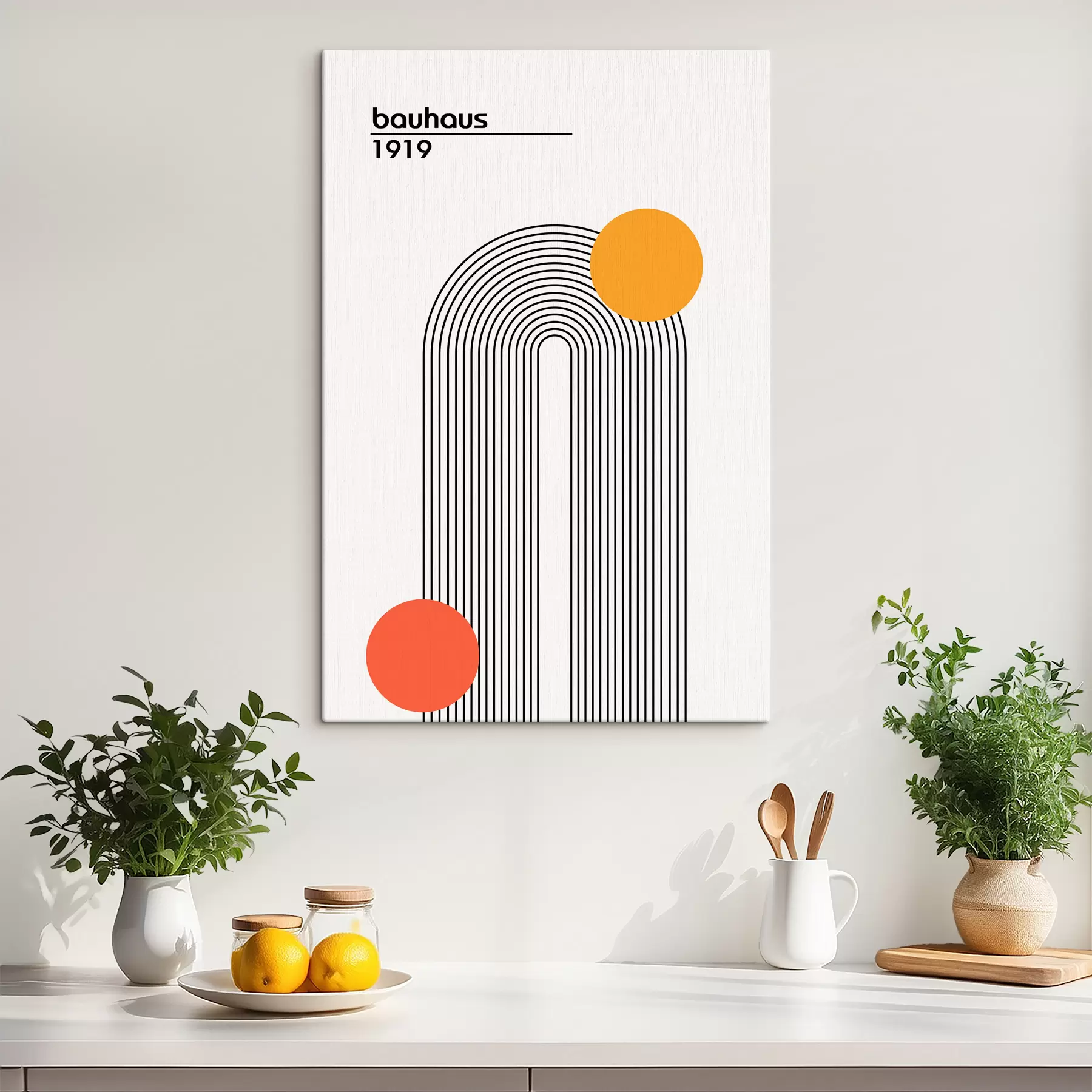 Fototapete Geometrische Abstraktion des Bauhauses s39260