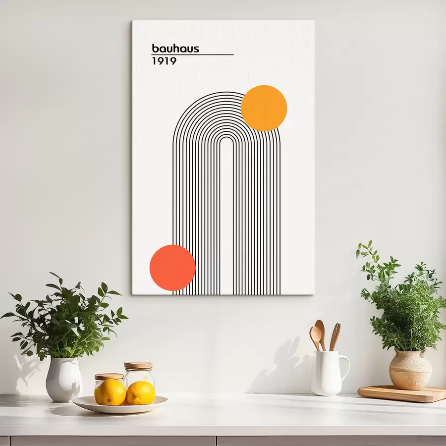 Wandbilder Geometrische Abstraktion des Bauhauses s39260