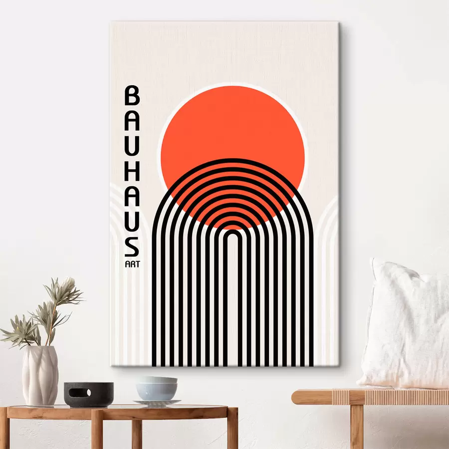 Wandbilder Geometrische Abstraktion des Bauhauses s39261