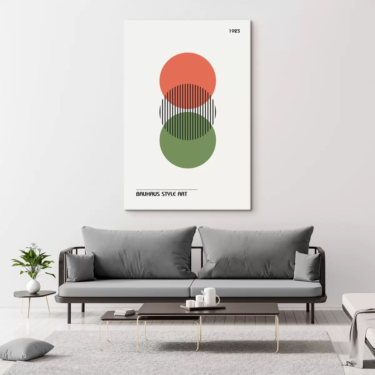 Wandbilder Geometrische Abstraktion des Bauhauses s39263