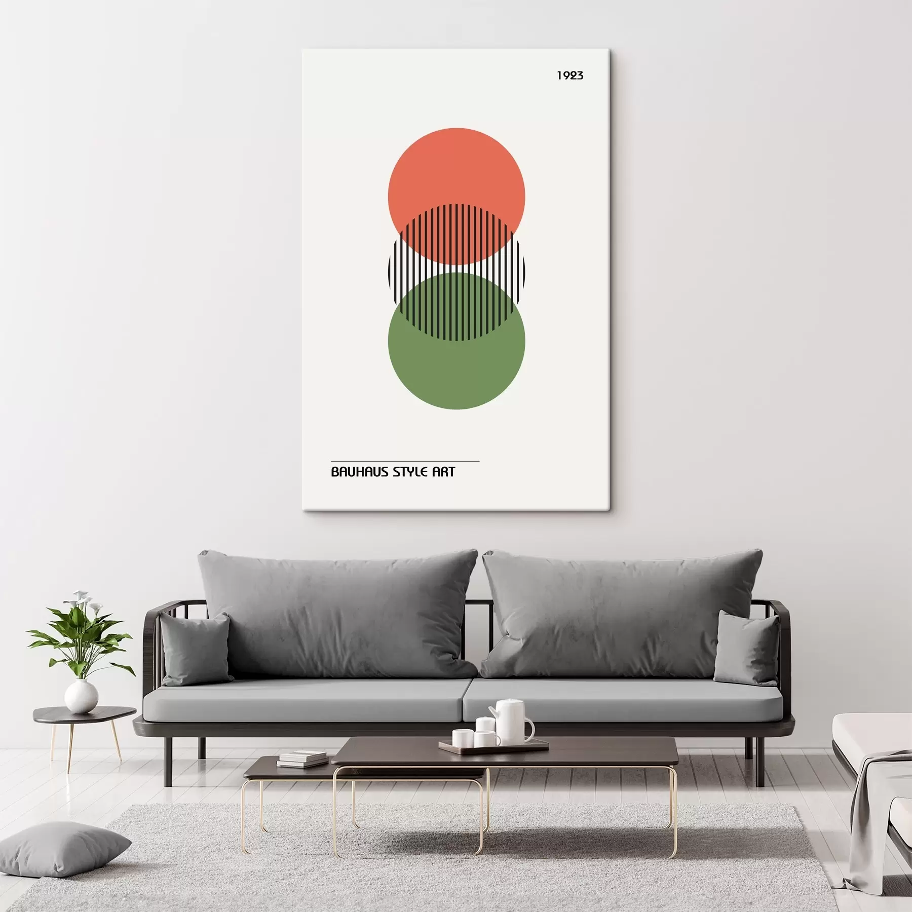 Wandbilder Geometrische Abstraktion des Bauhauses s39263